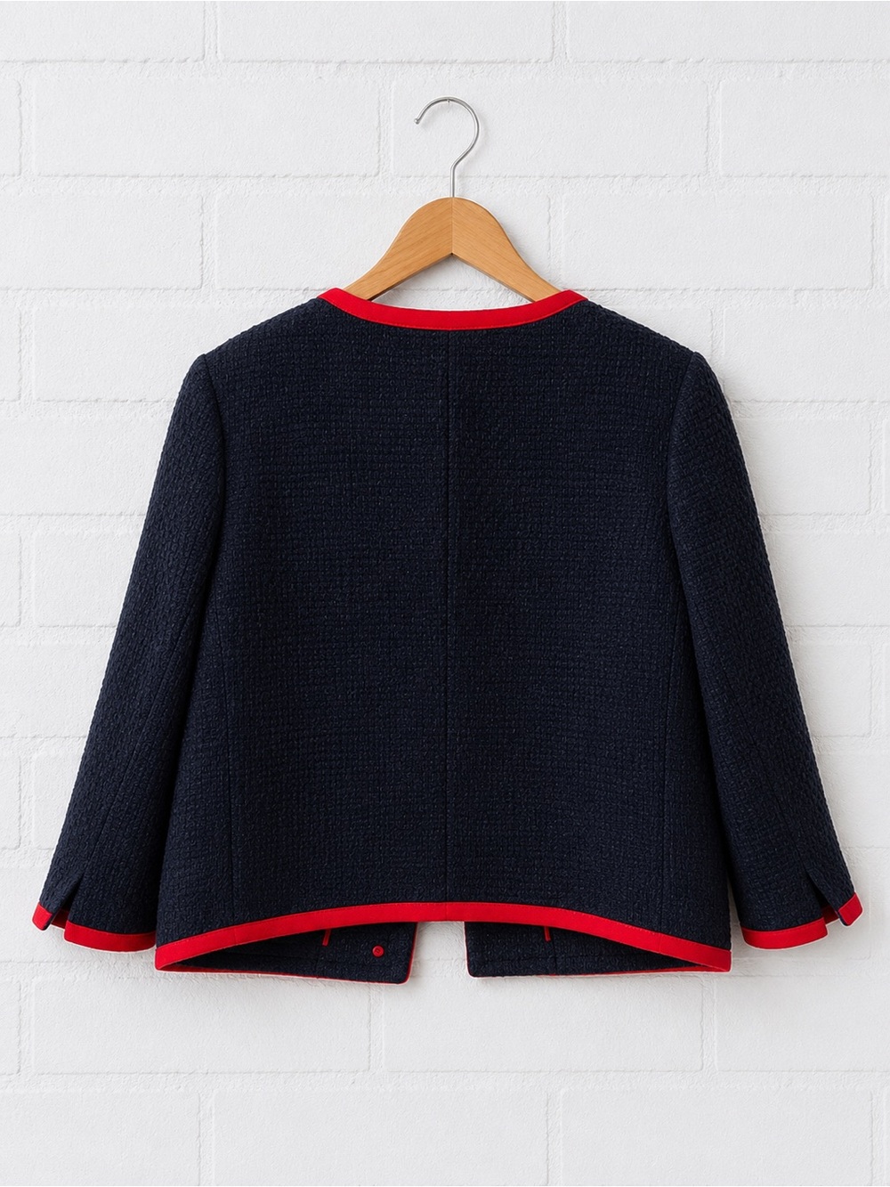 J.Crew Three-Quarter Sleeve Lady Jacket in Matelassé Size 12 - Picture 3 of 8